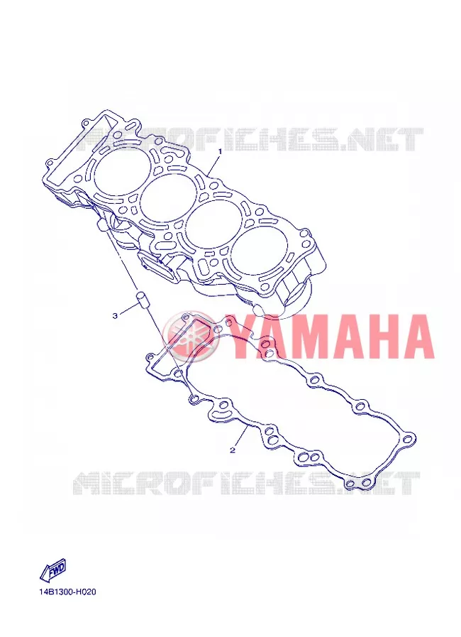 CYLINDER Yamaha MOTO 1000 2013 R1  YZF-R1