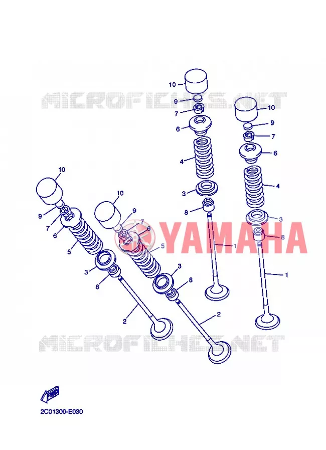 VALVE Yamaha MOTO 600 2013 R6  YZF-R6