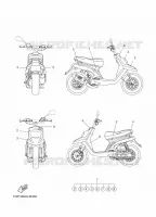 STICKER for Yamaha BOOSTER 2013