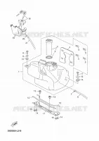 FUEL TANK for Yamaha XMAX 2013