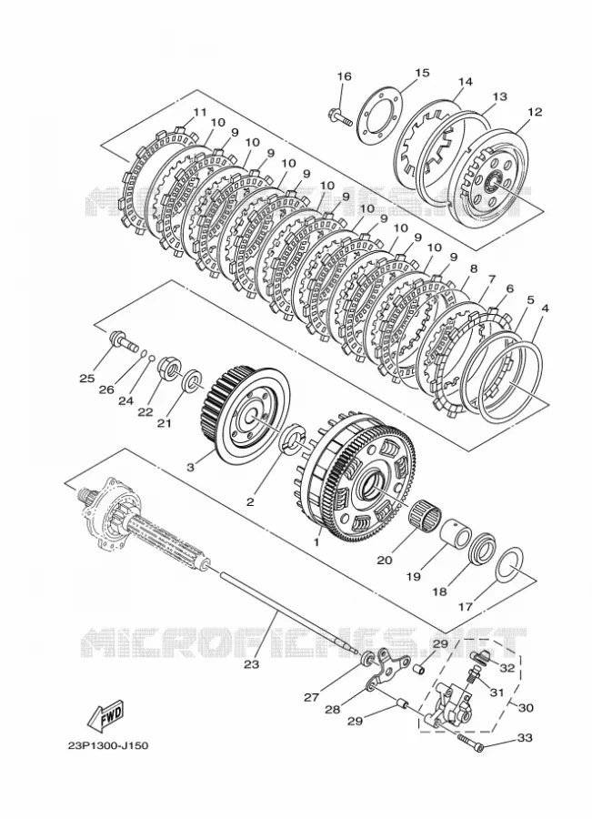 STARTER CLUTCH Yamaha MOTO 1200 2013 XTZ SUPER TENERE  XT1200Z
