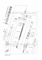 FRONT FORK for Yamaha NITRO 2014