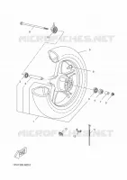 FRONT WHEEL for Yamaha NITRO 2014