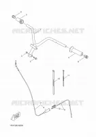 HANDLEBAR & CABLES for Yamaha NITRO 2014
