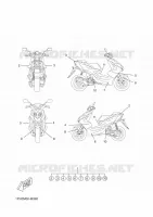 STICKER for Yamaha NITRO 2014