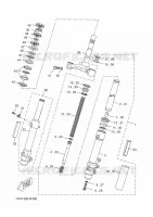 FRONT FORK for Yamaha AEROX 2014