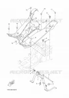 STAND / FOOTREST for Yamaha AEROX 2014
