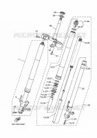 FRONT FORK for Yamaha MT09 2014