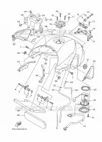 FUEL TANK for Yamaha MT09 2014