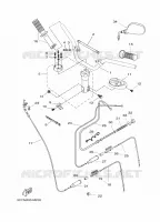 HANDLEBAR & CABLES for Yamaha SLIDER 2014