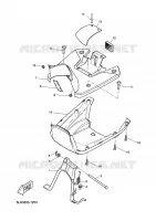 STAND / FOOTREST for Yamaha SLIDER 2014
