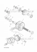 CRANKSHAFT / PISTON for Yamaha XMAX ABS 2014