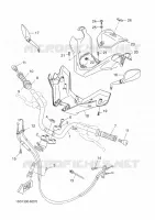 HANDLEBAR & CABLES for Yamaha XMAX ABS 2014