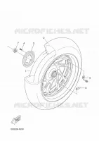 REAR WHEEL for Yamaha XMAX ABS 2014