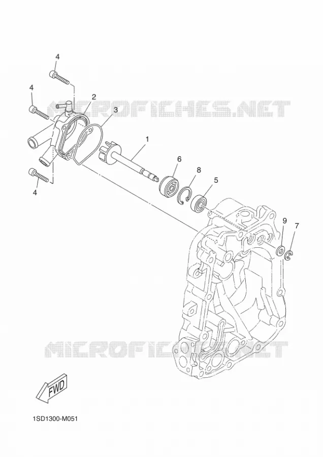 WATERPUMP / HOSES Yamaha SCOOTER 400 2014 XMAX MOMODESIGN  YP400R