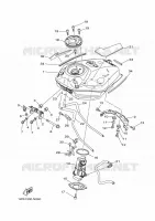 FUEL TANK for Yamaha MT07 2014