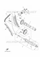 CAMSHAFT / TIMING CHAIN for Yamaha MT07 2014