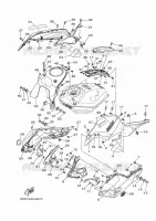 FUEL TANK 2 for Yamaha MT07 2014