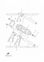 GEAR SHIFT SELECTOR DRUM / FORKS for Yamaha MT07 2014