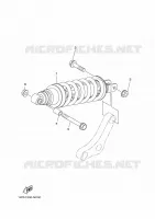 REAR SHOCK ABSORBER for Yamaha MT07 2014