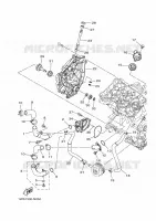 WATERPUMP / HOSES for Yamaha MT07 ABS 2014