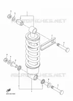 REAR SHOCK ABSORBER for Yamaha XJ6 2014