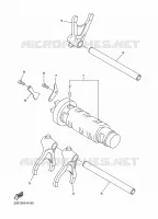 GEAR SHIFT SELECTOR DRUM / FORKS for Yamaha XJ6 2014
