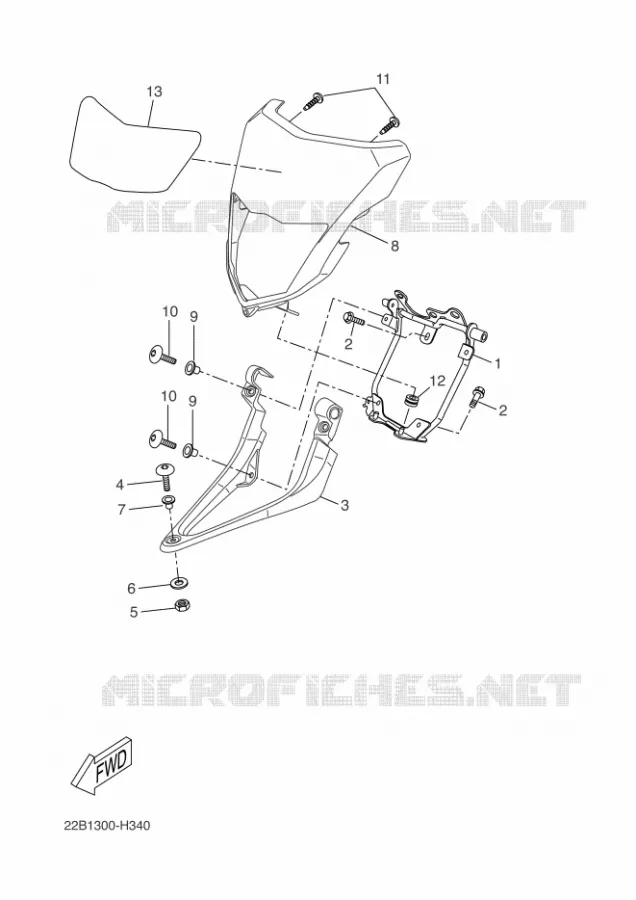 COVER 1 Yamaha MOTO 125 2014 WR-R  WR125R