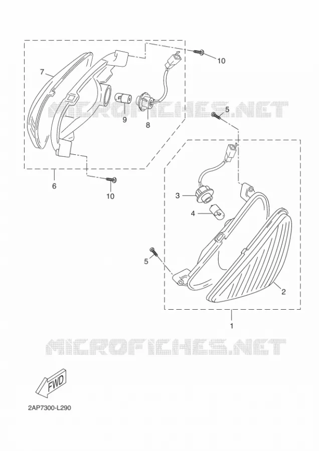 INDICATOR Yamaha SCOOTER 50 2014 OVETTO  YN50