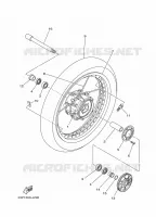 FRONT WHEEL for Yamaha XTZ SUPER TENERE 2014