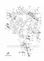 STAND / FOOTREST for Yamaha XTZ SUPER TENERE 2014