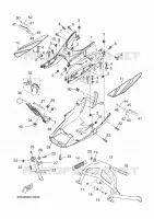 STAND / FOOTREST for Yamaha XMAX 2014