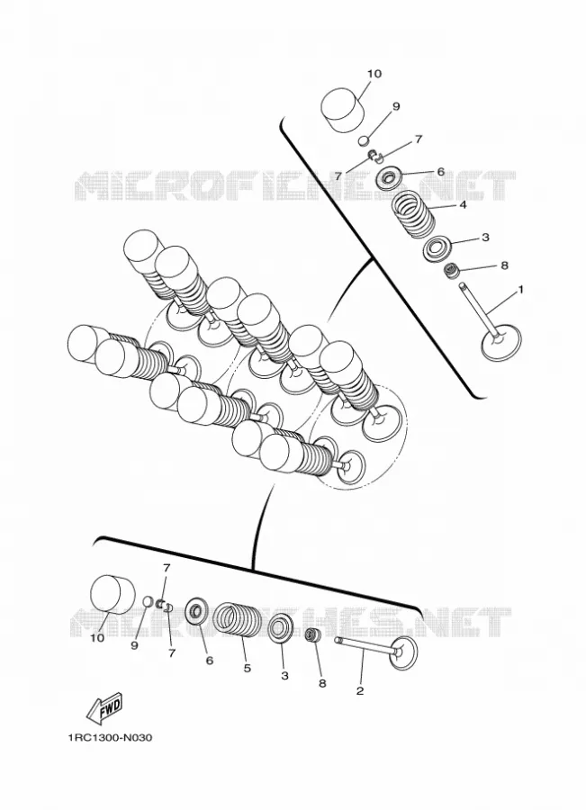 VALVE Yamaha MOTO 850 2014 MT09 ABS  MT09A