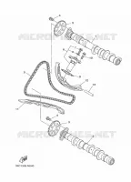 CAMSHAFT / TIMING CHAIN for Yamaha MT09 ABS 2014