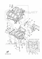 CRANKCASE for Yamaha MT09 ABS 2014