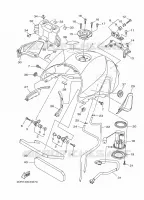 FUEL TANK for Yamaha MT09 ABS 2014
