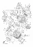 CYLINDER HEAD  for Yamaha BOLT 2014