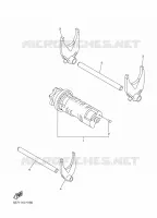 GEAR SHIFT SELECTOR DRUM / FORKS for Yamaha BOLT 2014