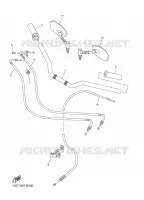 HANDLEBAR & CABLES for Yamaha BOLT 2014