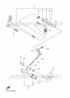 GEAR SHIFT SHAFT / LEVER for Yamaha BOLT 2014