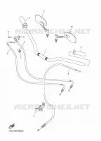 HANDLEBAR & CABLES for Yamaha BOLT 2014