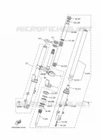 FRONT FORK for Yamaha TMAX ABS 2014