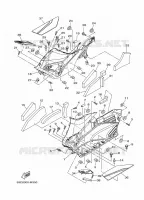 STAND / FOOTREST 2 for Yamaha TMAX ABS 2014