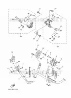 STAND / FOOTREST for Yamaha TMAX ABS 2014