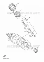 CRANKSHAFT / PISTON for Yamaha XJ6 2015
