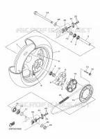 REAR WHEEL for Yamaha XJ6 2015