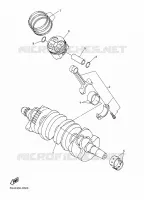 CRANKSHAFT / PISTON for Yamaha XJ6 2015