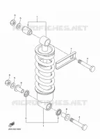 REAR SHOCK ABSORBER for Yamaha XJ6 2015