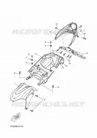 FRONT FENDER for Yamaha AEROX 2015