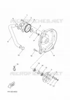 WATERPUMP / HOSES for Yamaha AEROX 2015